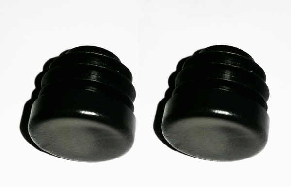 Lenker-Endstopfen Humpert schwarz, zum Einschlagen, per Paar,17mm