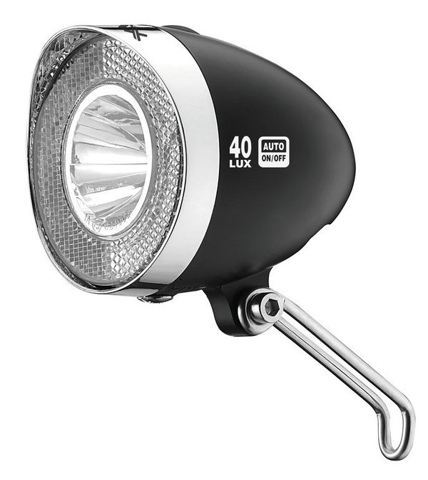 XLC Scheinwerfer LED Retro Reflektor 40Lux Standlicht Senso