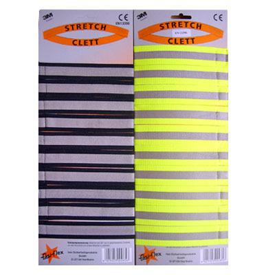 Hosen-Reflexband mit Stretch gelb 1Stück