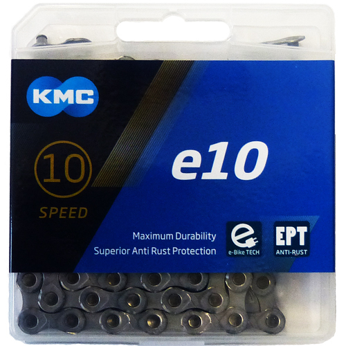 KMC Kette e10 EPT, E-Bike 136 Glieder, silber