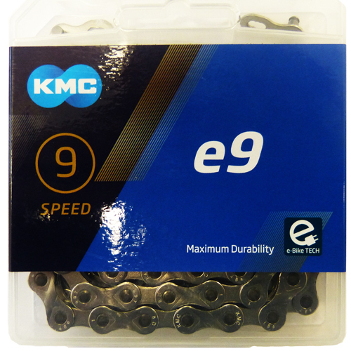 KMC Kette e9 SILVER, E-Bike 122 Glieder silber
