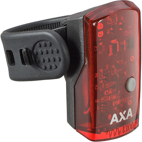 AXA Rücklicht Greenline 1-LED schwarz inkl. USB Kabel LED