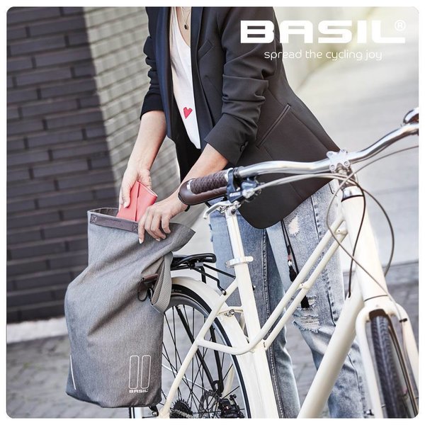 Basil City Shopper - Fahrradshopper - Grau
