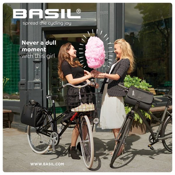 Basil Noir Business Bag - fahrradschultertasche - handtasche - 17l - schwarz