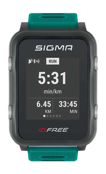 Sigma Sport Puls-Uhr iD.Free Multisport grün