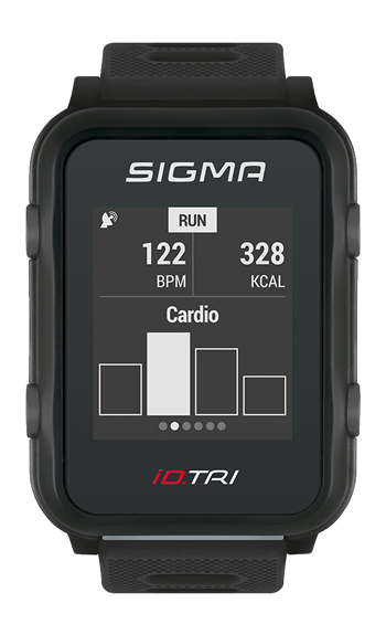Sigma Sport Puls-Uhr iD.Tri Triathlon Basic schwarz