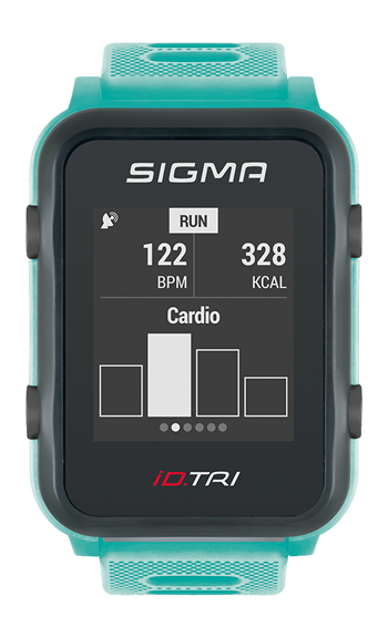 Sigma Sport Puls-Uhr iD.Tri Triathlon Basic neon mint