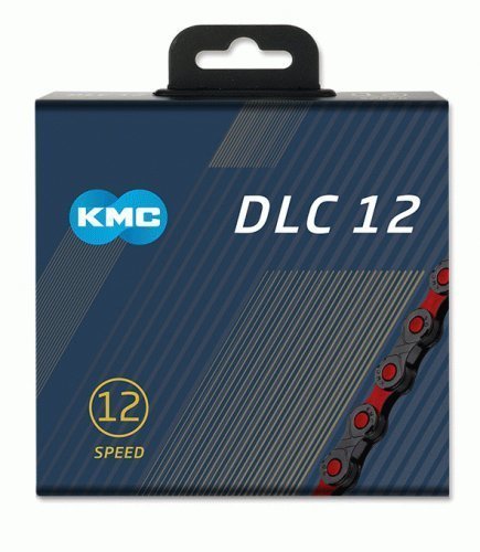 KMC Kette DLC 12 126 Glieder 12-fach schwarz/rot