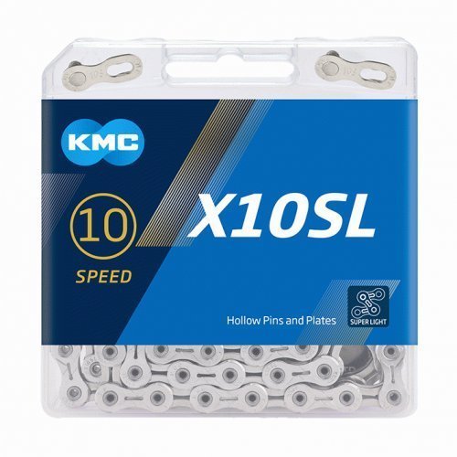 KMC Kette X-10SL silber 30Gg 114 Glieder 1/2" x 11/128"