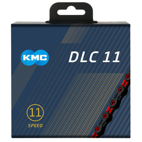 KMC Kette DLC 11 Schaltungskette 118 Glieder schwarz/rot Box
