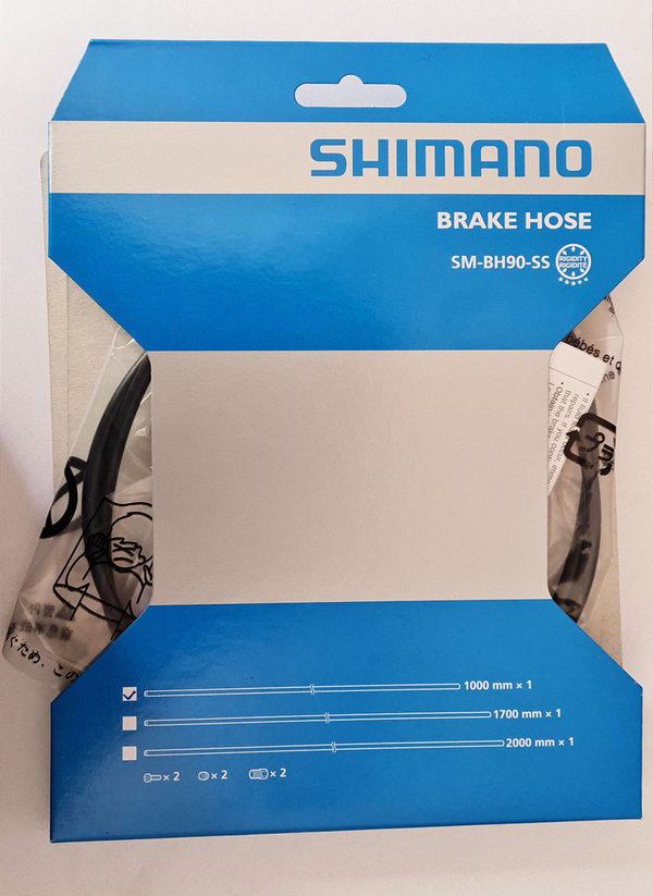 Shimano Bremsleitung SM-BH90-SS 1,00m gerade/gerade